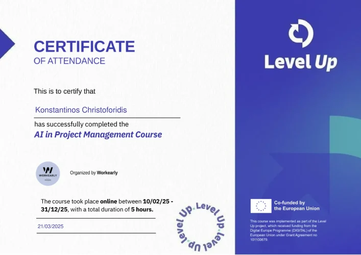 Workearly - AI in Project Management - Notion - Level Up